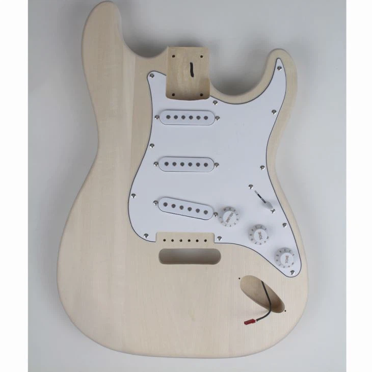 Basswood Body Unfinished Electric Guitar Guitar Kits